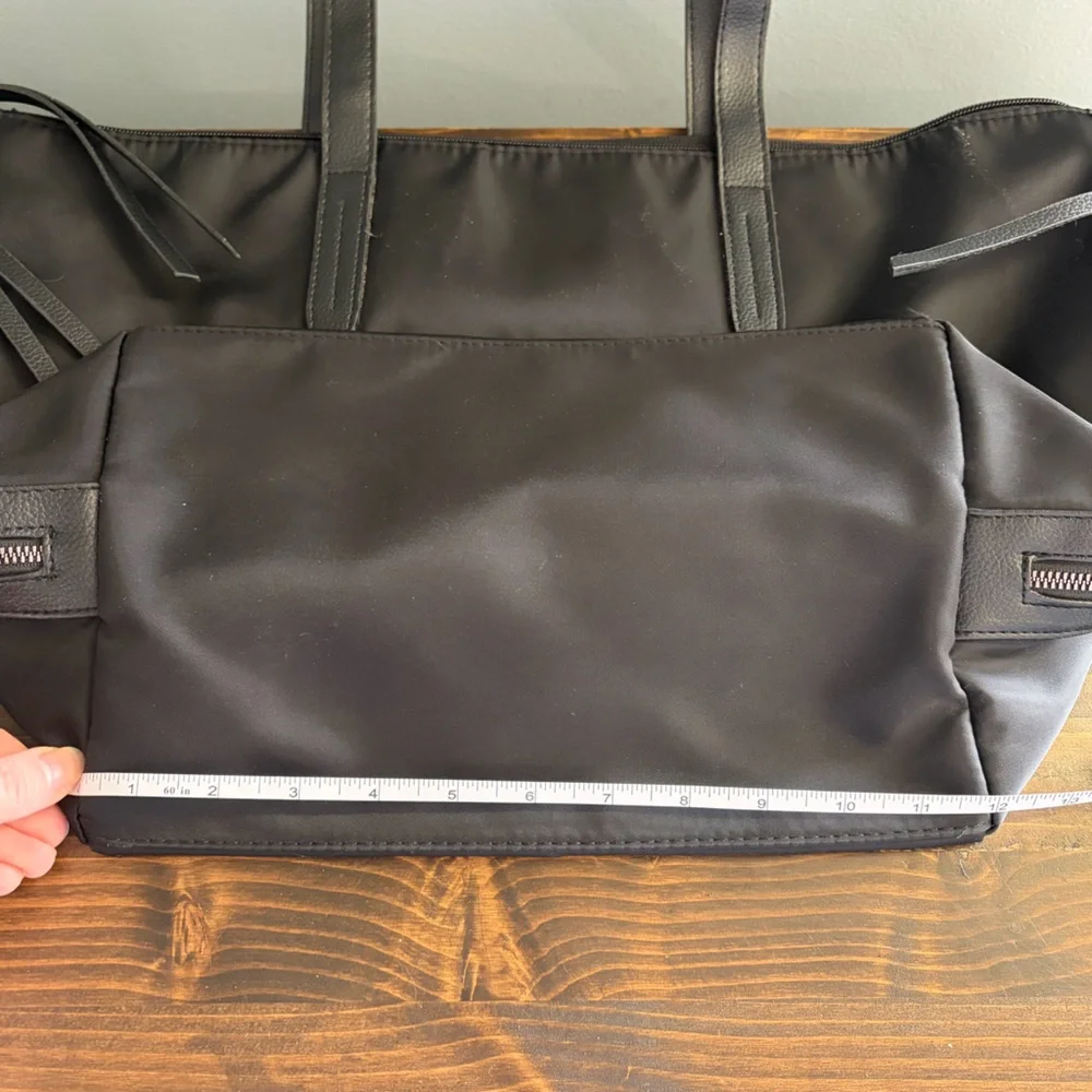 Botkier Bond Elegant Nylon Black Tote Bag